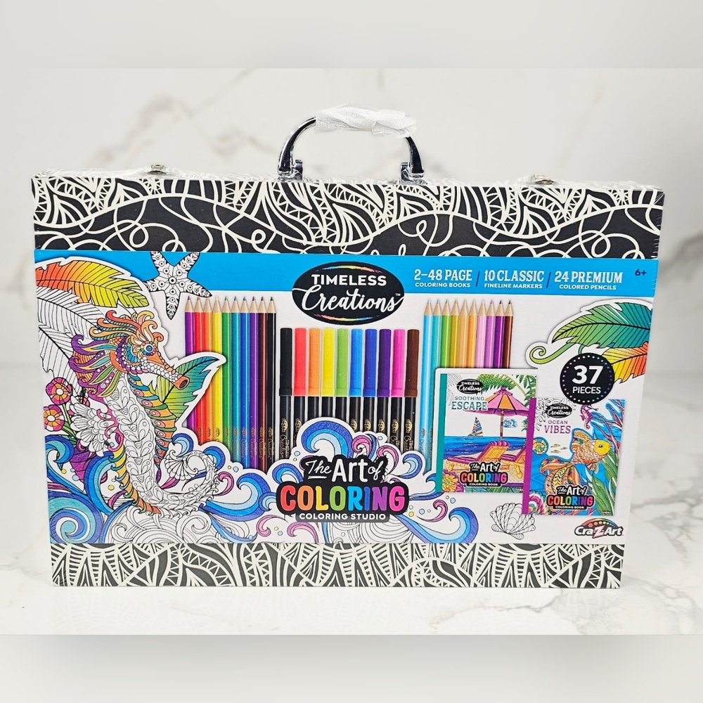 Cra-Z-Art 37 pc. The Art‎ of Coloring Studio Set NEW/SEALED